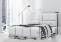 Čalouněná postel BORIS s matrací, 120x200