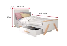 Dětská postel KAROLI+ matrace