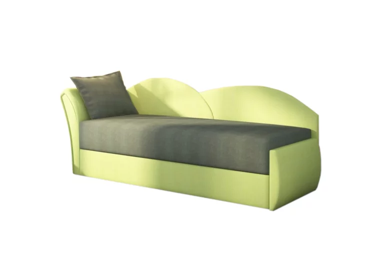 Ausziehbares Sofa RICCARDO, 200x80x75, dunkelgrün + hellgrün, link